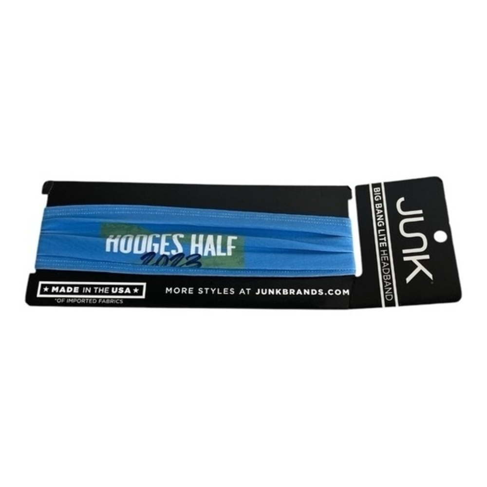 Junk Big Bang Lite Headband Blue Technical Fabric UPF 50+ One Size Arkansas NWT - Picture 2 of 3